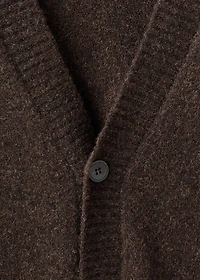 Wool-blend cardigan