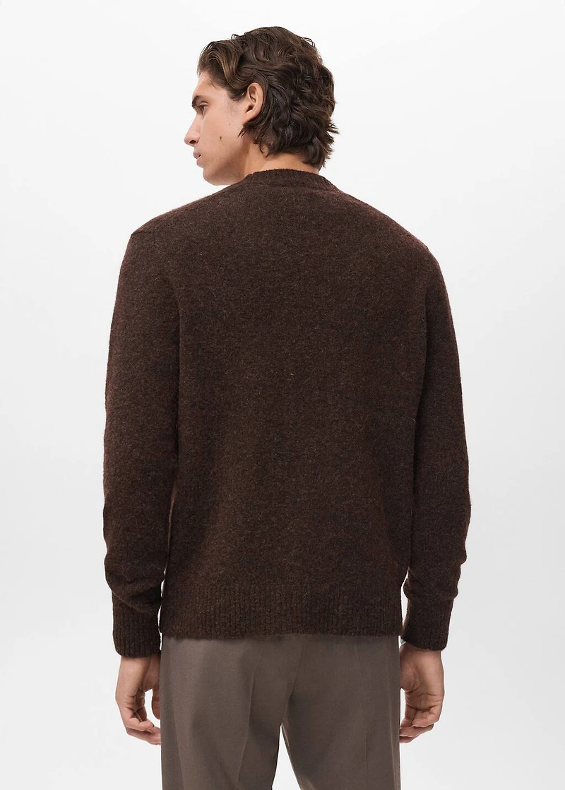 Wool-blend cardigan