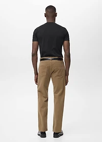 Stretch cotton T-shirt