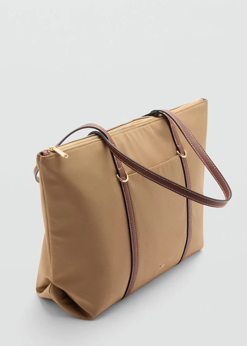Shopper bag with double handle
