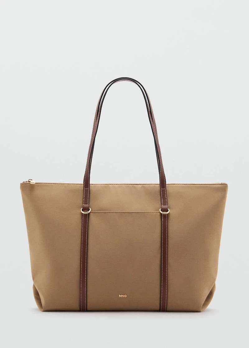 Shopper bag with double handle