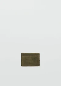 Studded leather purse
