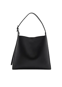 Leather effect bucket bag