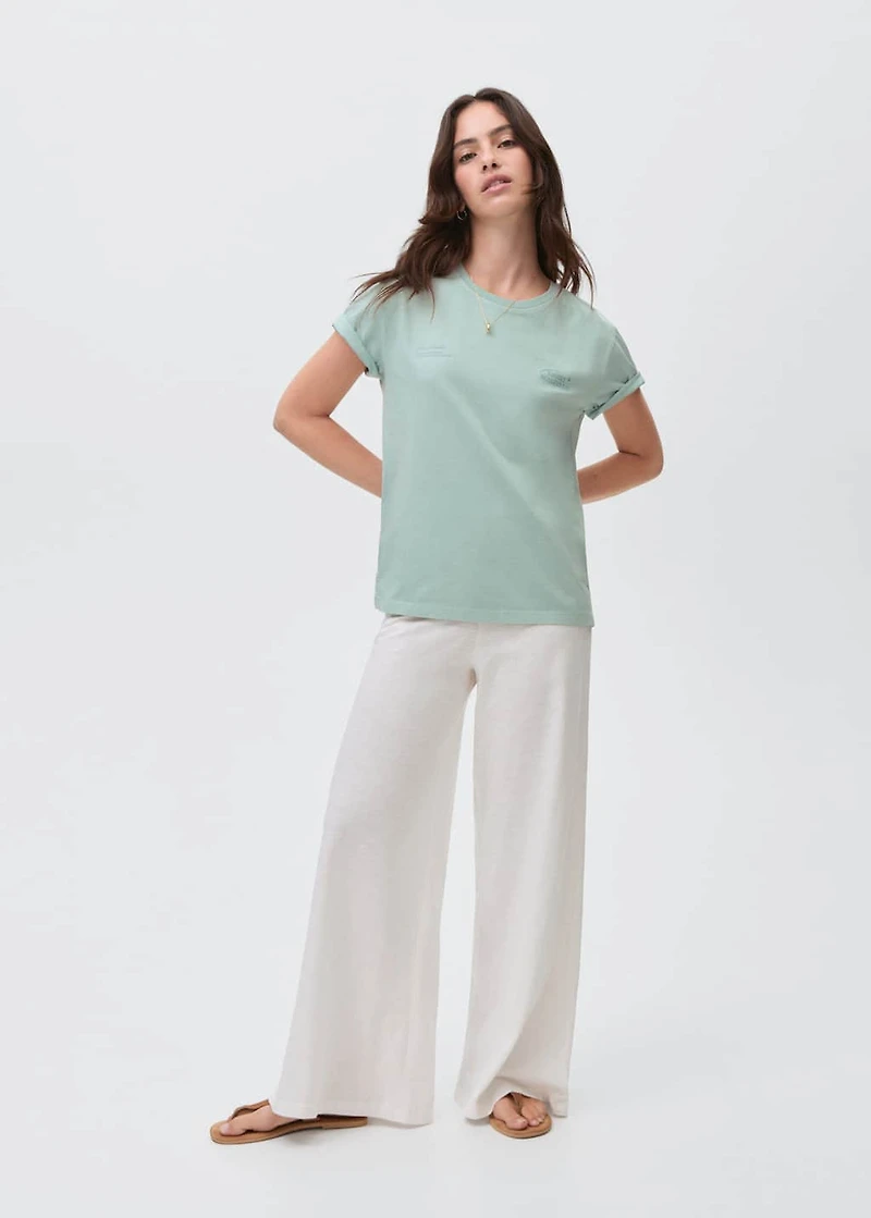 Short-sleeved printed t-shirt