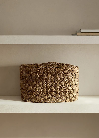 Medium oval seagrass basket
