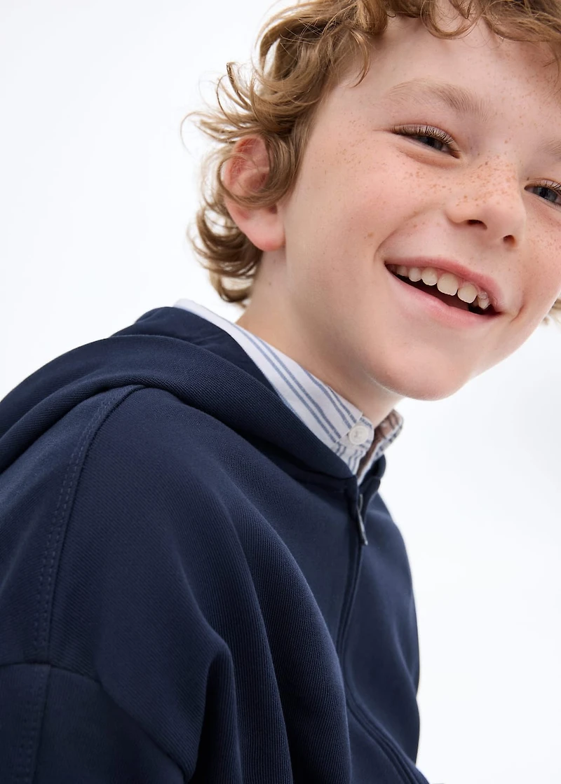 Zipped hoodie
