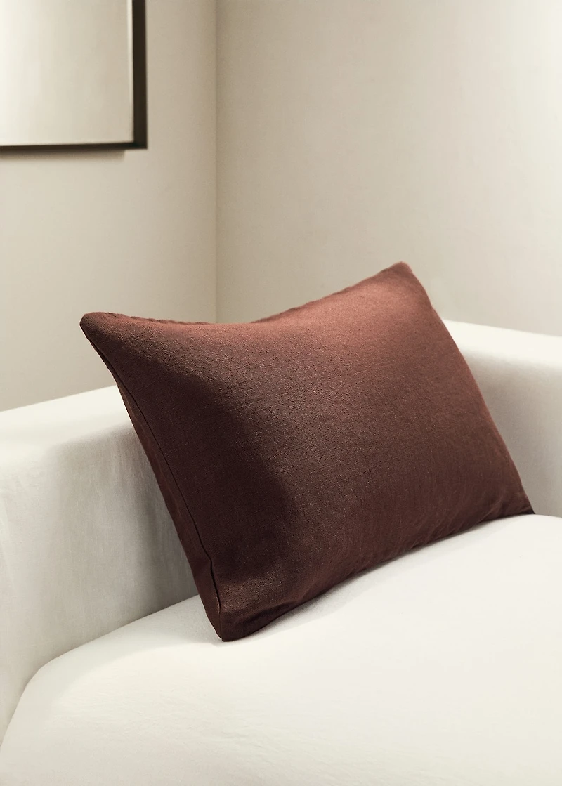 Linen cushion cover 40x60 cm