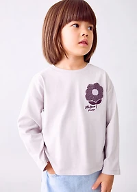 T-shirt with embroidered detail