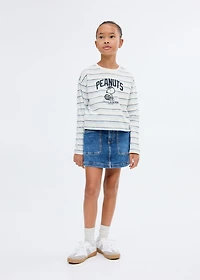 Snoopy embroidered t-shirt