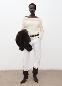 Cowl neck sweater