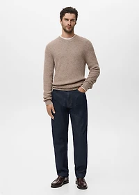 100% cotton specked sweater