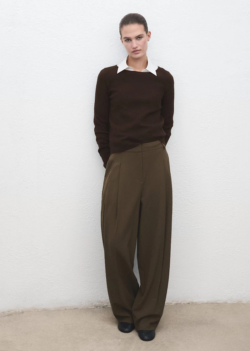 Fine-knit sweater