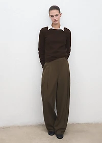 Fine-knit sweater