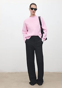 High collar sweater
