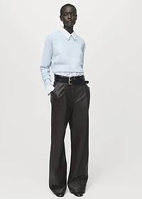 Fine-knit sweater