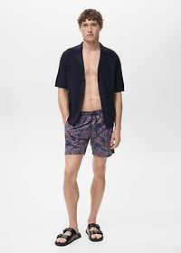 Swimsuit with coral print