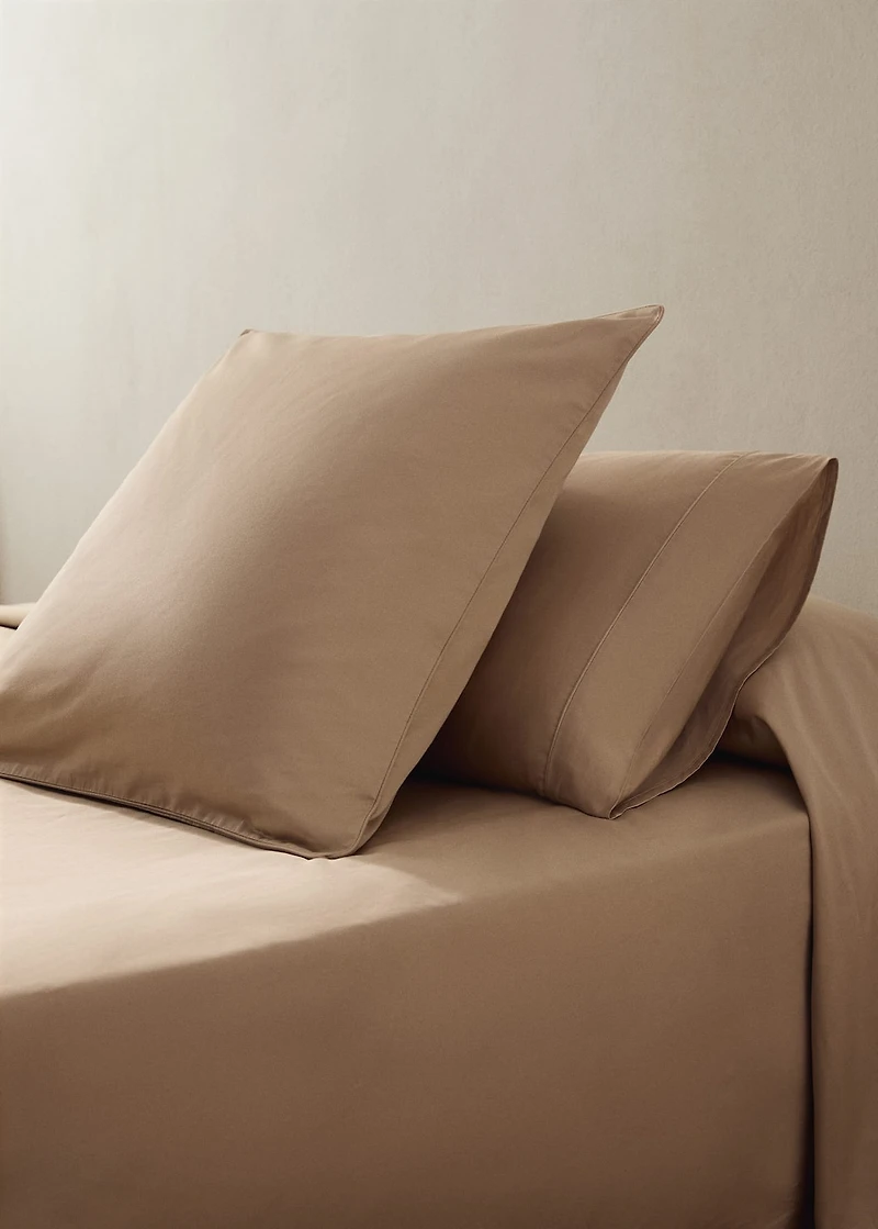600-thread count satin cotton pillowcase 45x110 cm