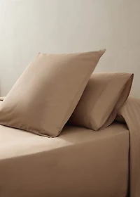 600-thread count satin cotton pillowcase 45x110 cm