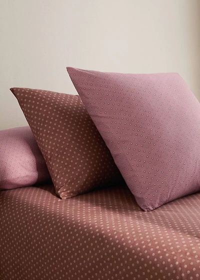 Children's cotton polka-dot pillowcase 50x75 cm