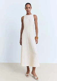 Flared midi-dress