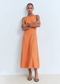 Flared midi-dress