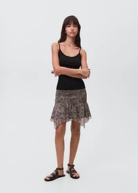 Plain strapless top