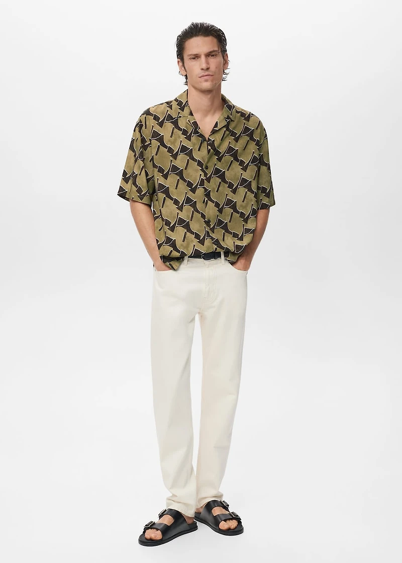 Flowy printed shirt
