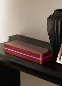 Rectangular two-tone lacquered box