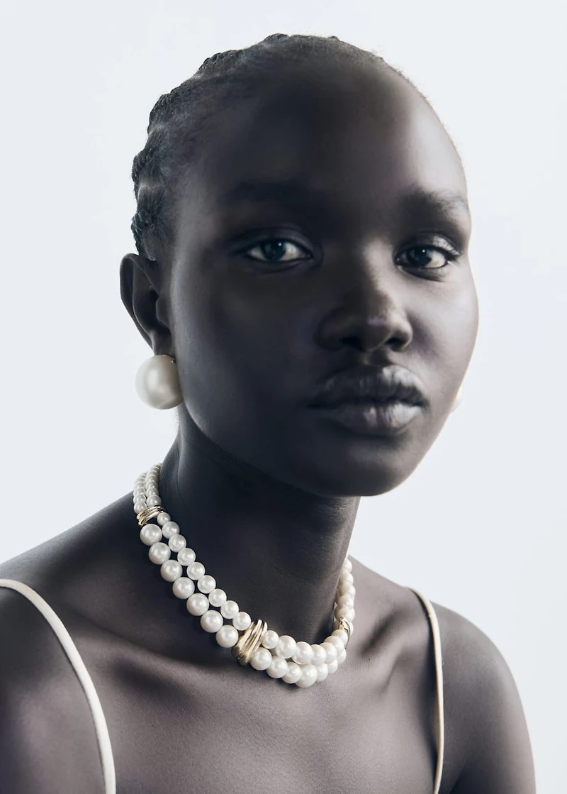 Pearl earrings