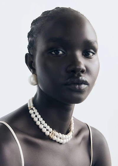 Pearl earrings