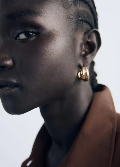 Double hoop earrings