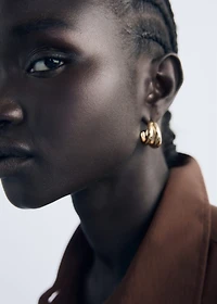 Double hoop earrings