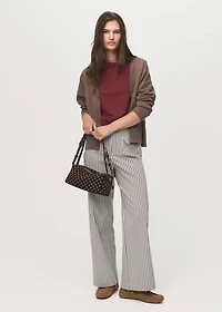 Striped pants with pockets