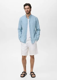 Regular fit denim shirt