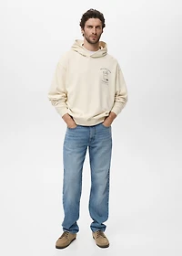 Graphic hooded sweatshirt
