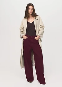 High-rise balloon jeans