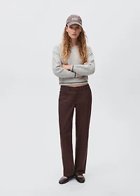 Knit embroidered sweater