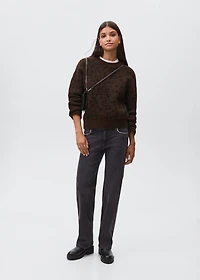 Leopard pattern sweater