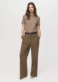 Cotton short-sleeved t-shirt