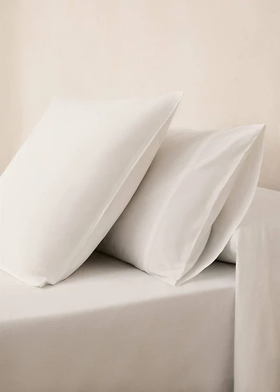 300-thread count cotton percale pillowcase 45x110 cm