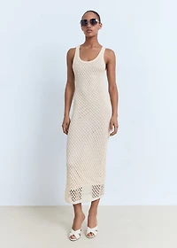 Crochet long dress
