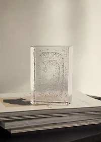 Bubble-glass decorative block