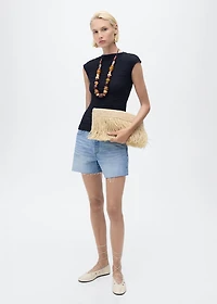 Textured cotton top