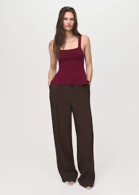 A-line knitted top