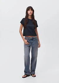 Essential cotton-blend T-shirt
