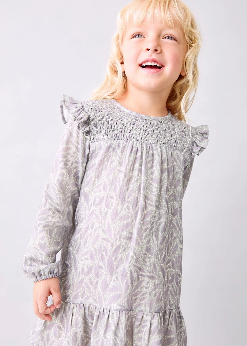 Printed cotton dress