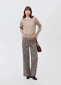 Zip knit sweater