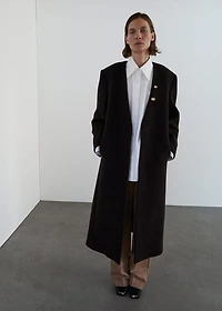 Wool overcoat