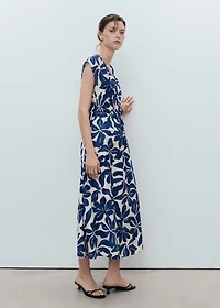 Long printed dress