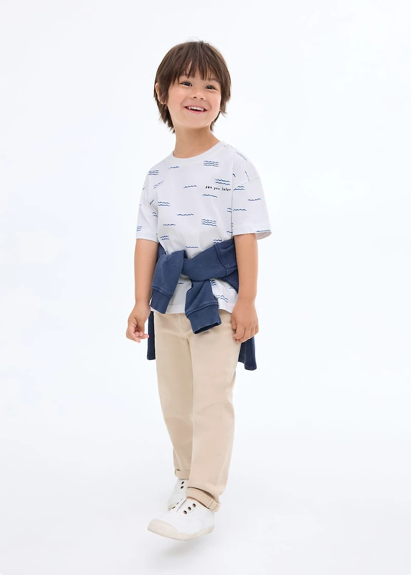 Short-sleeved printed t-shirt